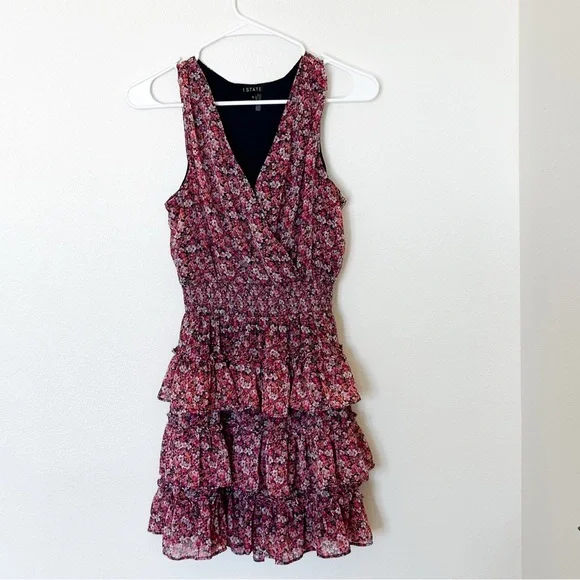 1. State Pink Floral Women's Mini Dress Size Small - Picture 1 of 3